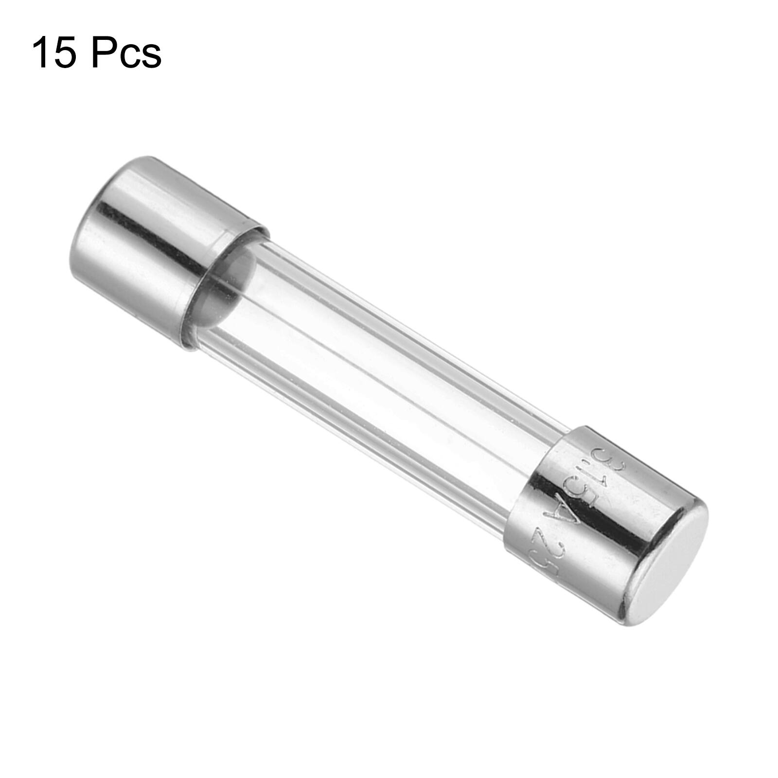 Alt View 2. Unique Bargains - 3.15A 250V 5x20mm Time Delay Glass Fuse UL Listed Slow Blow Fuse for Home Appliances 15pcs.