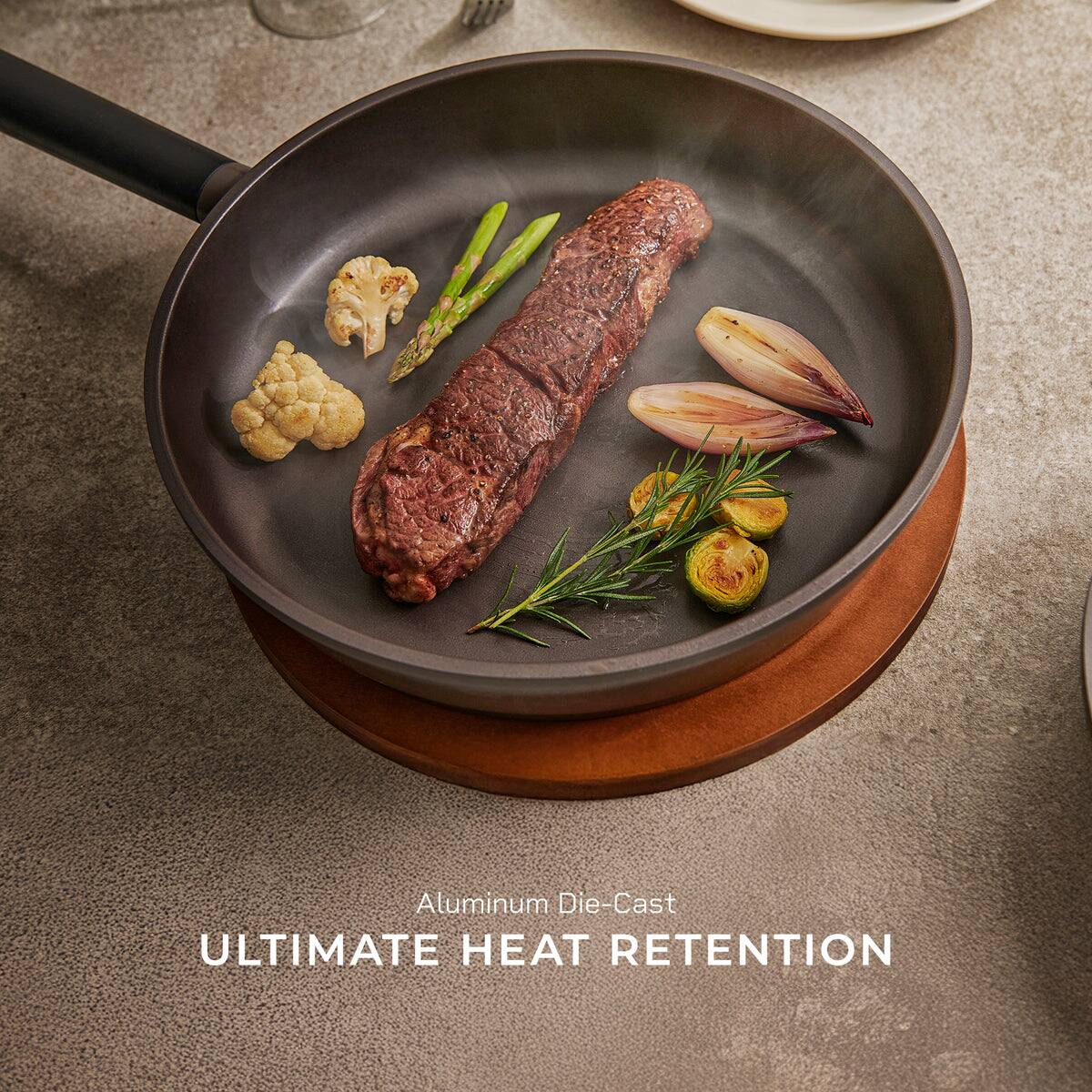 Aluminum Die-Cast  
ULTIMATE HEAT RETENTION