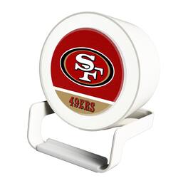 Keyscaper - San Francisco 49ers Night Light Wireless Charger And Bluetooth Speaker - Multicolor