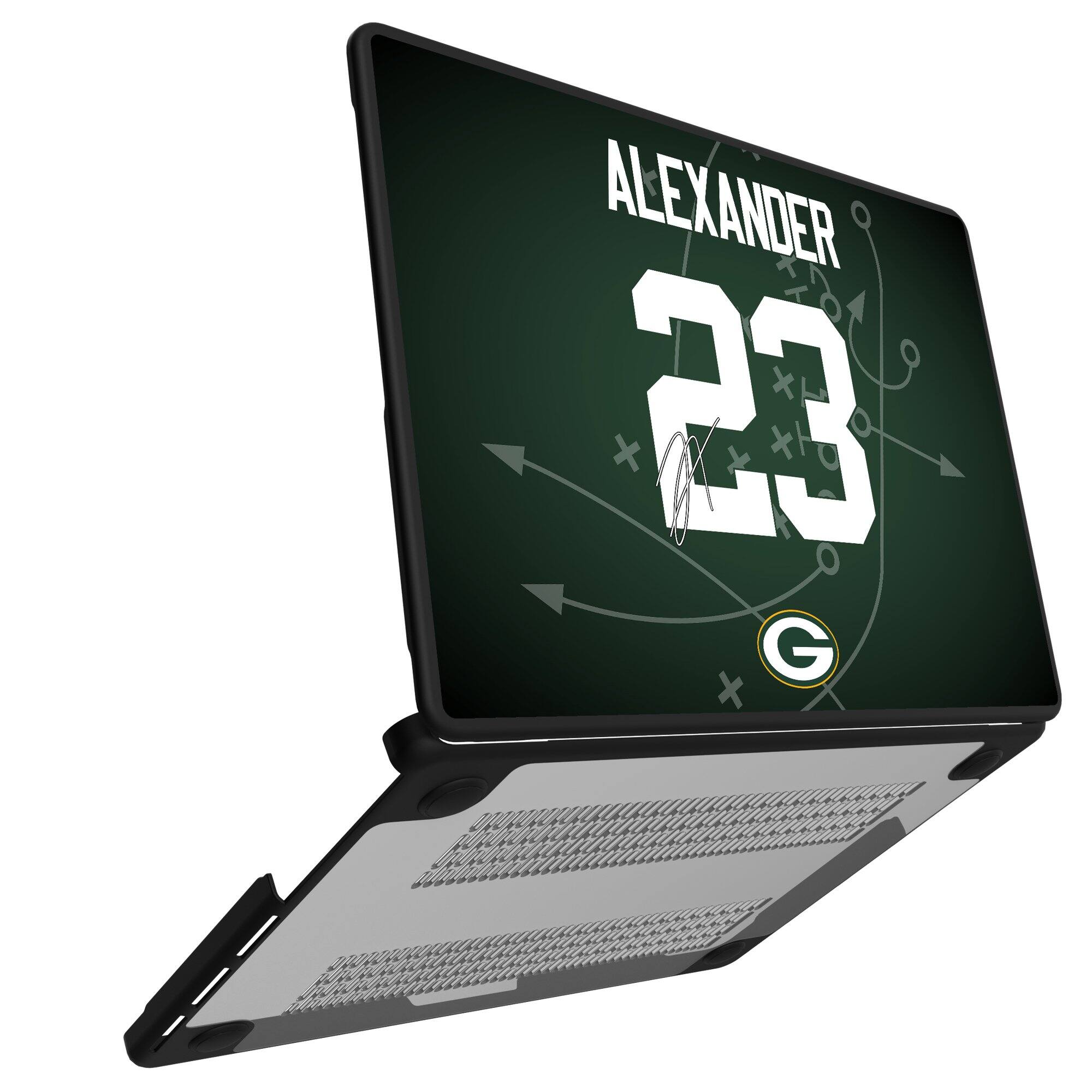 Alt View 1. Keyscaper - Jaire Alexander Green Bay Packers MacBook Case - Air 13 in - Multicolor.