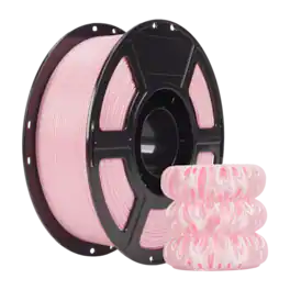 Flashforge - PLA Silk+ 3D Printer Filament-1.75mm-1kg (2.2 lbs) Spool - Rose Pink