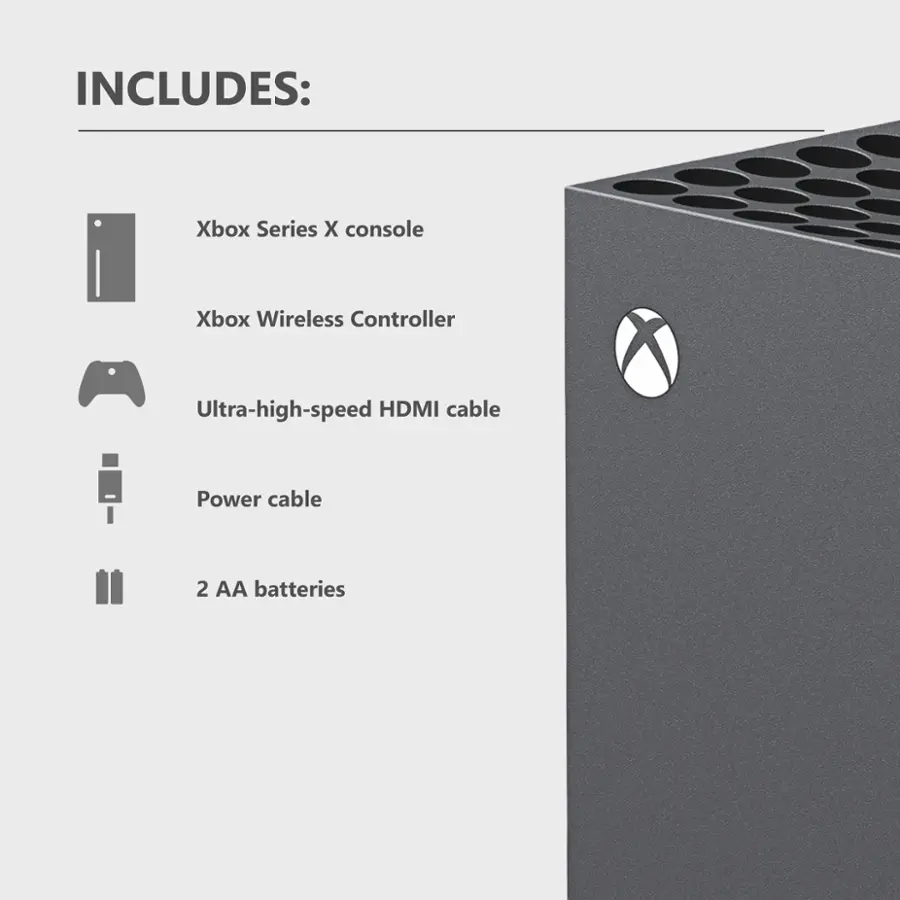 microsoft xbox series x 1tb console carbon