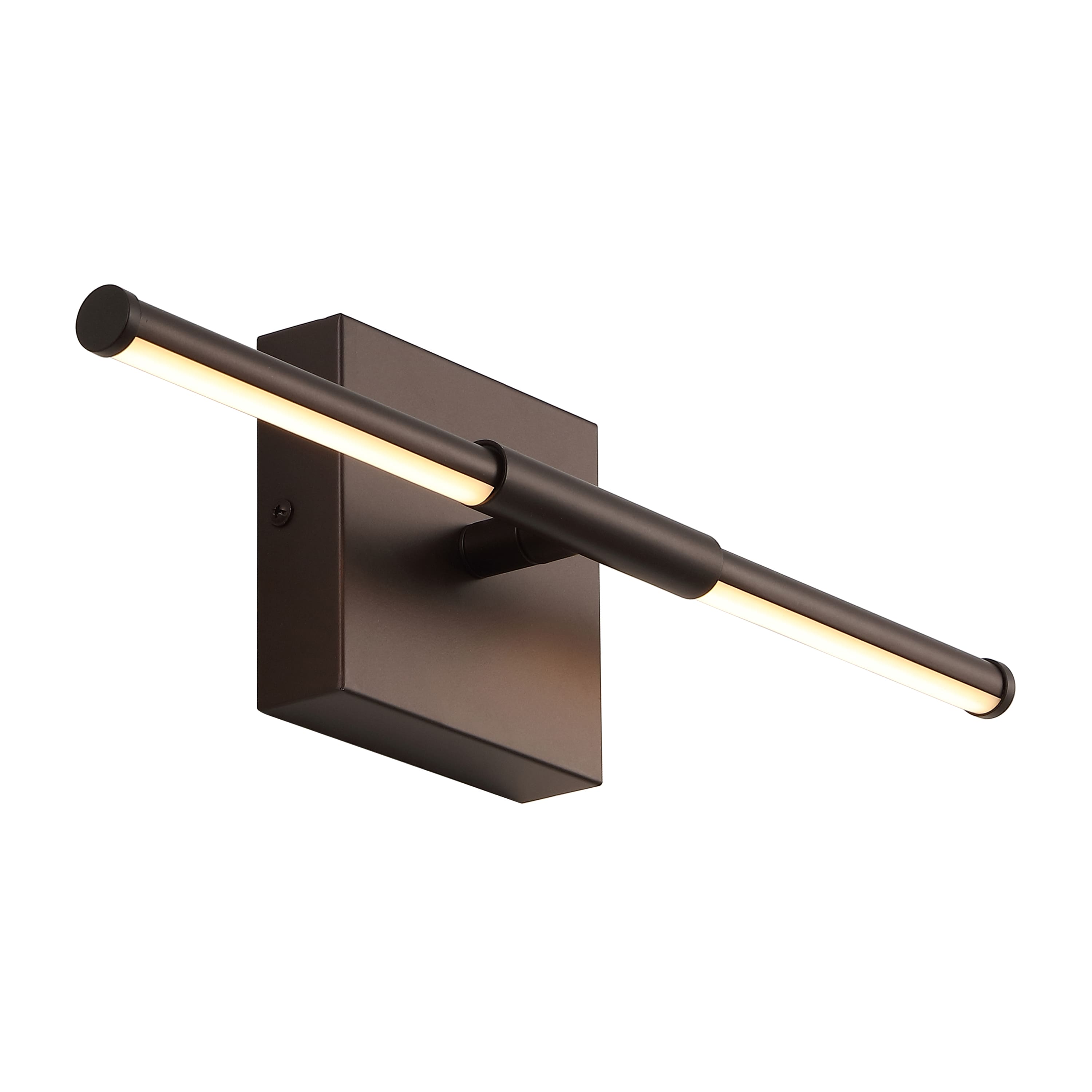 "Jonathan Y - McKenna 16.25"" Modern Minimalist Dimmable Integrated LED Metal Wall Sconce, Oil Rubbed Bronze - Oil-Rubbed Bronze" price history on PriceWatchPro