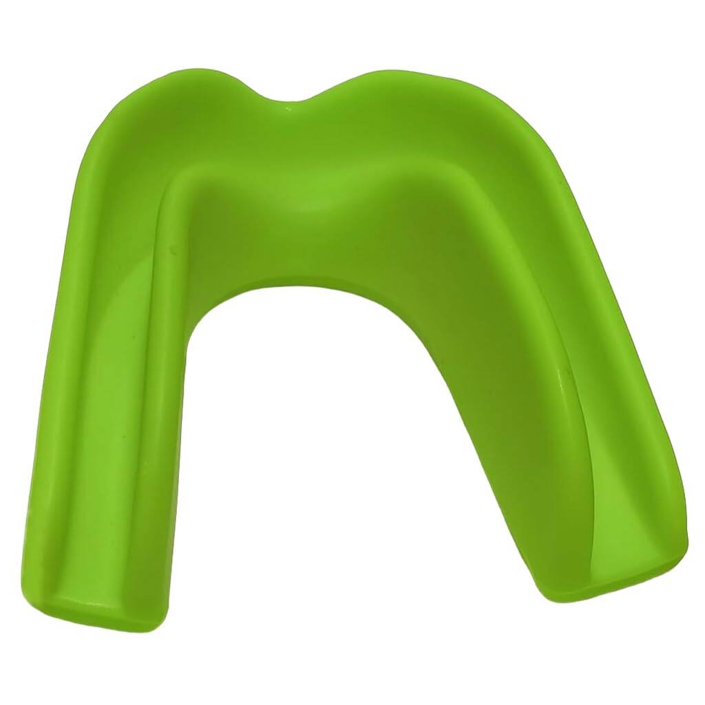 Alt View 3. Amber Sporting Goods - Breathable Boil & Bite MMA Mouth Guard for Boxing & Wrestling, Super Tough Combat Mouthpiece – Lime Green (Pack of 10) - Lime Green.