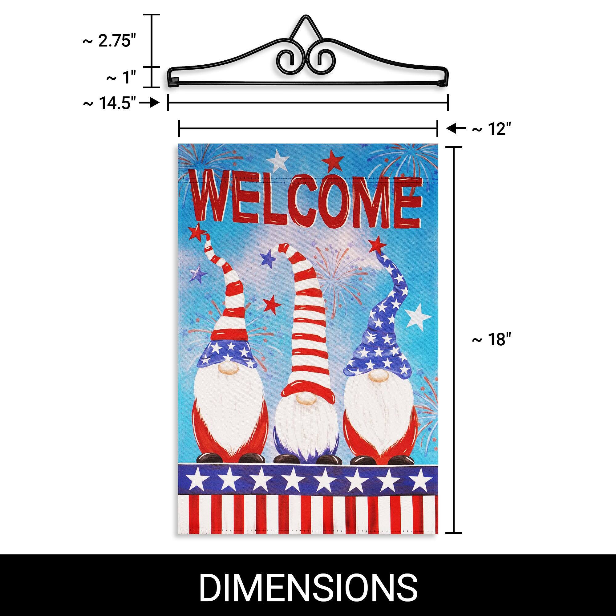 ~ 2.75"  
~ 1"  
~ 14.5"  
~ 12"  
WELCOME  
~ 18"  
DIMENSIONS