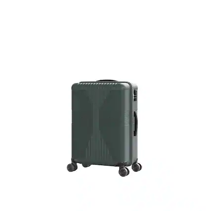 Front. Winado - 20" Hardshell Carry On Luggage with Spinner Wheels Lightweight PP Hardside Small Suitcase with Built-in Lock - Green.