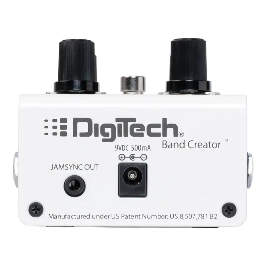 DigiTech Band Creator™  
9VDC 500mA  
JAMSYNC OUT  
Manufactured under US Patent Number: US 8,507,781 B2