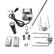 Front. Coyote Outdoor Living - Rotisserie Kit For 34" Gas Grills - stainless steel.