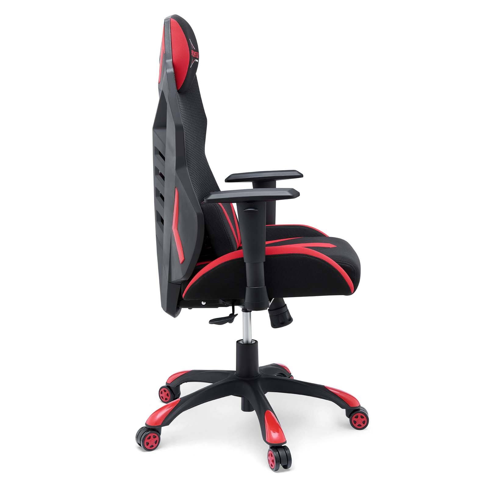 Alt View 2. Modway - Speedster Mesh Gaming Computer Chair by Modway - Black Red.