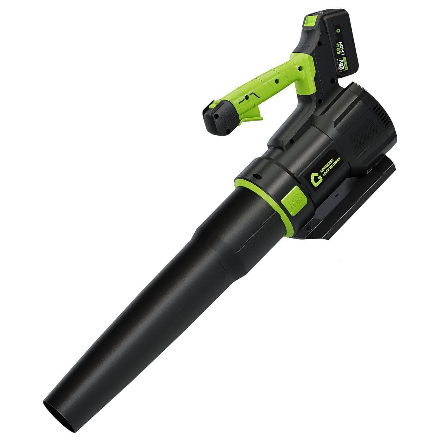 LWQ Leaf Blower, Electric Cordless Leaf Blower With 2 Batteries And Ch