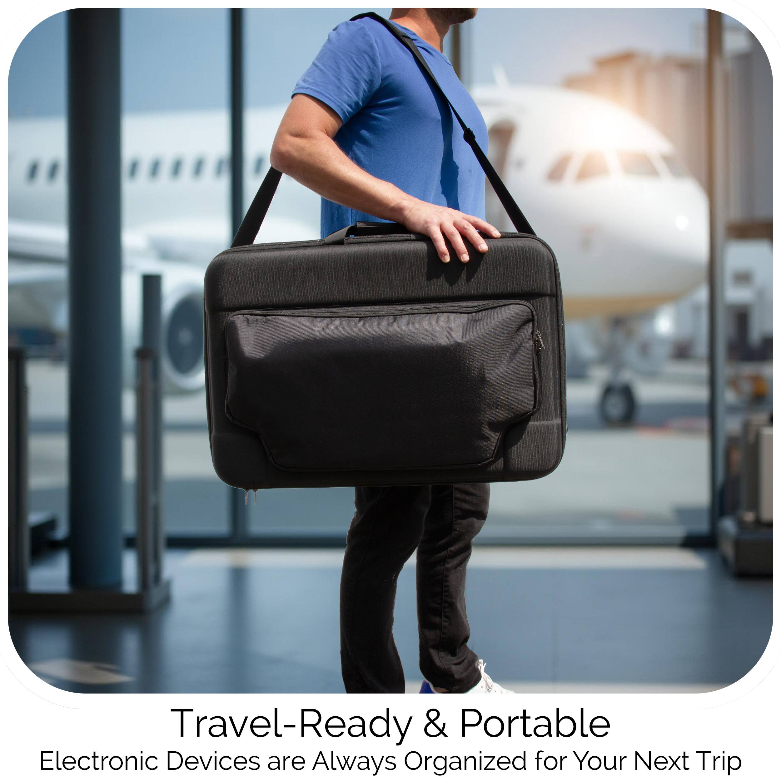 Travel-Ready & Portable  
Electronic Devices are Always Organized for Your Next Trip