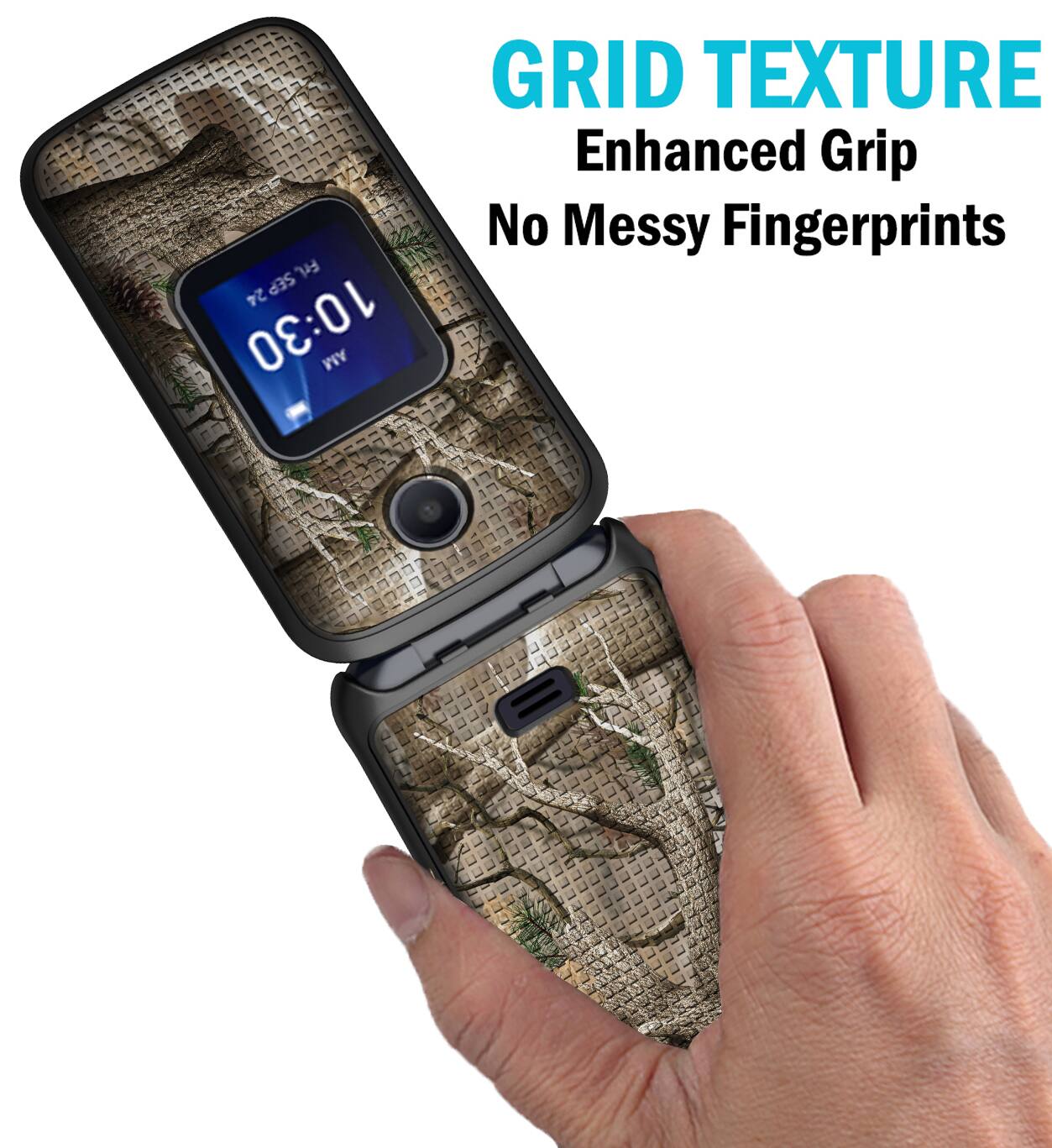 Fri, 24 SEP 10:30 AM

GRID TEXTURE
Enhanced Grip
No Messy Fingerprints