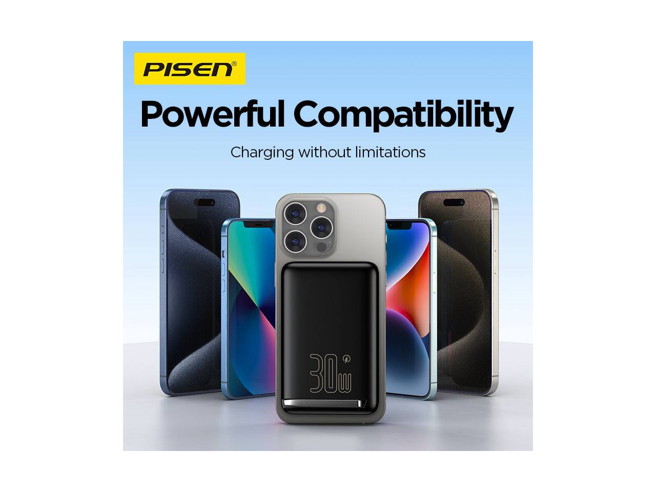 PISEN Powerful Compatibility  
Charging without limitations  
30W