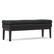 Front. Simpli Home - Carlson Ottoman Bench in Distressed Black - Distressed Black.