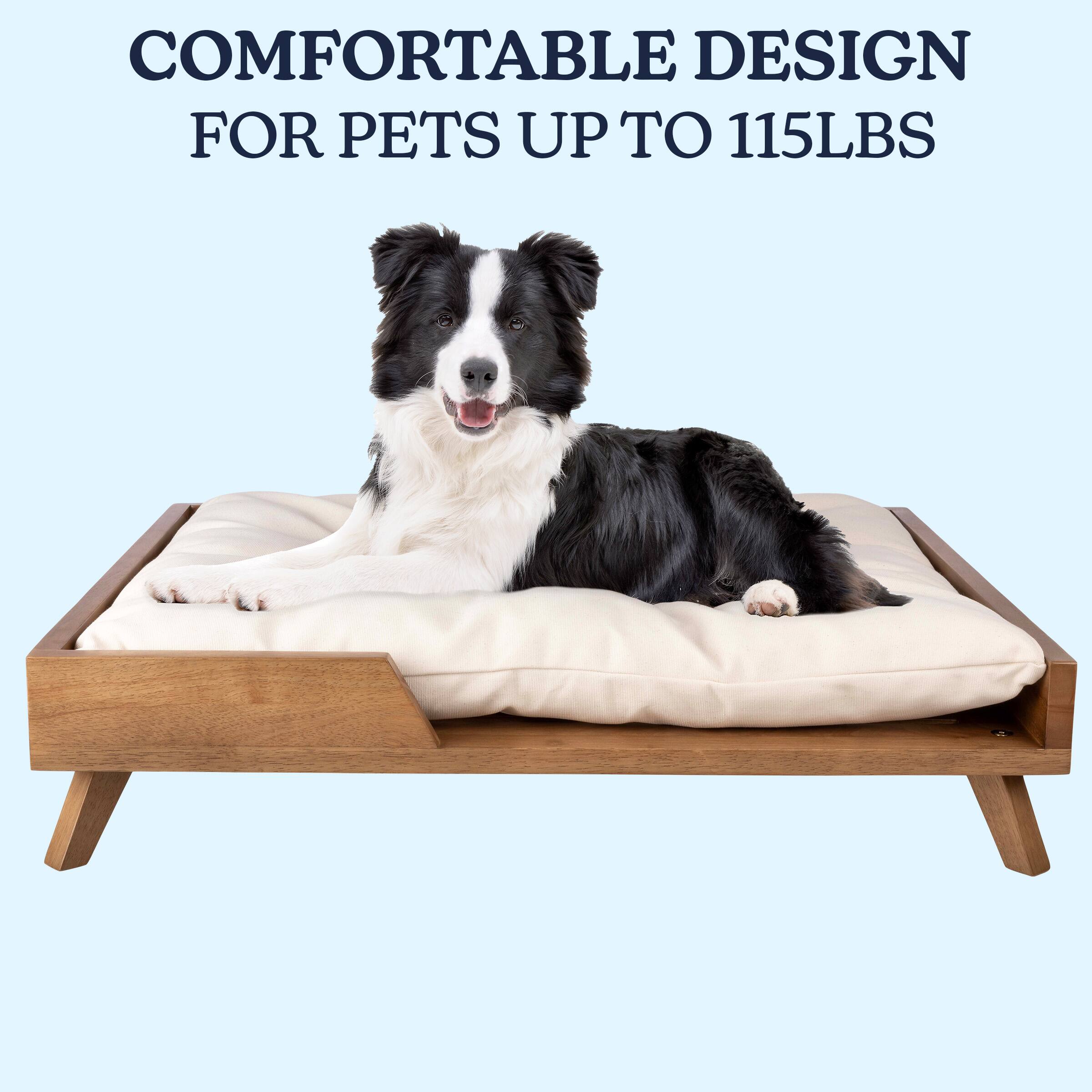COMFORTABLE DESIGN  
FOR PETS UP TO 115LBS