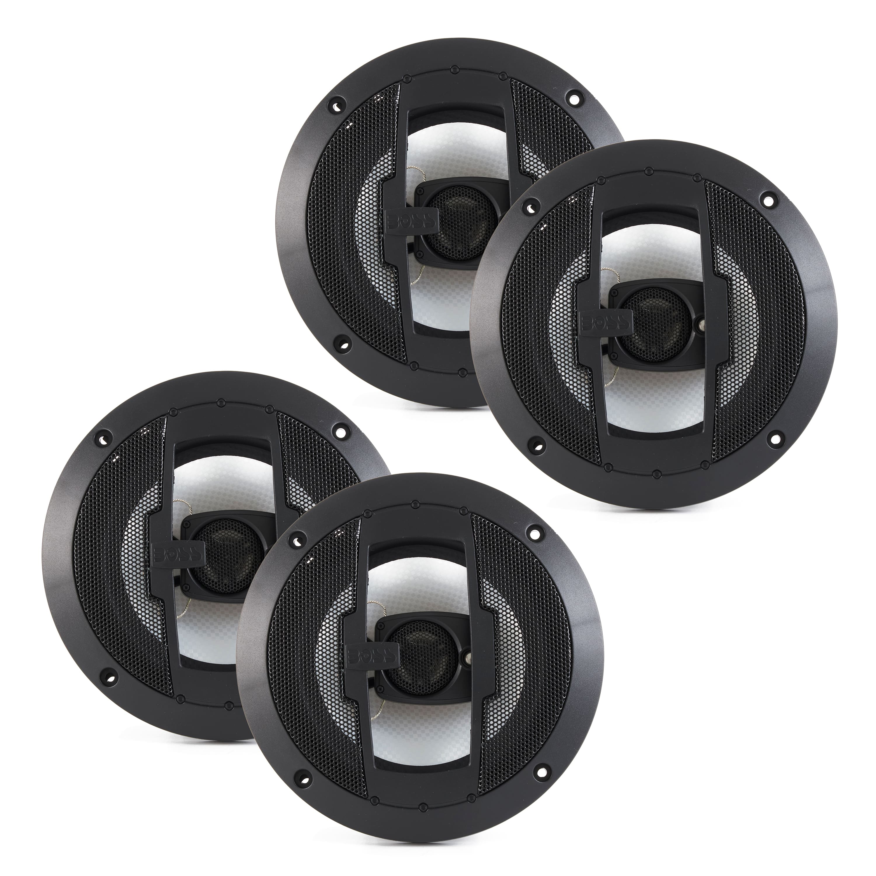 Front. BOSS Audio - Boss Audio R63 Riot 6.5" 600W 3 Way Car Audio Coaxial Speakers Stereo 4 Ohm - Black.