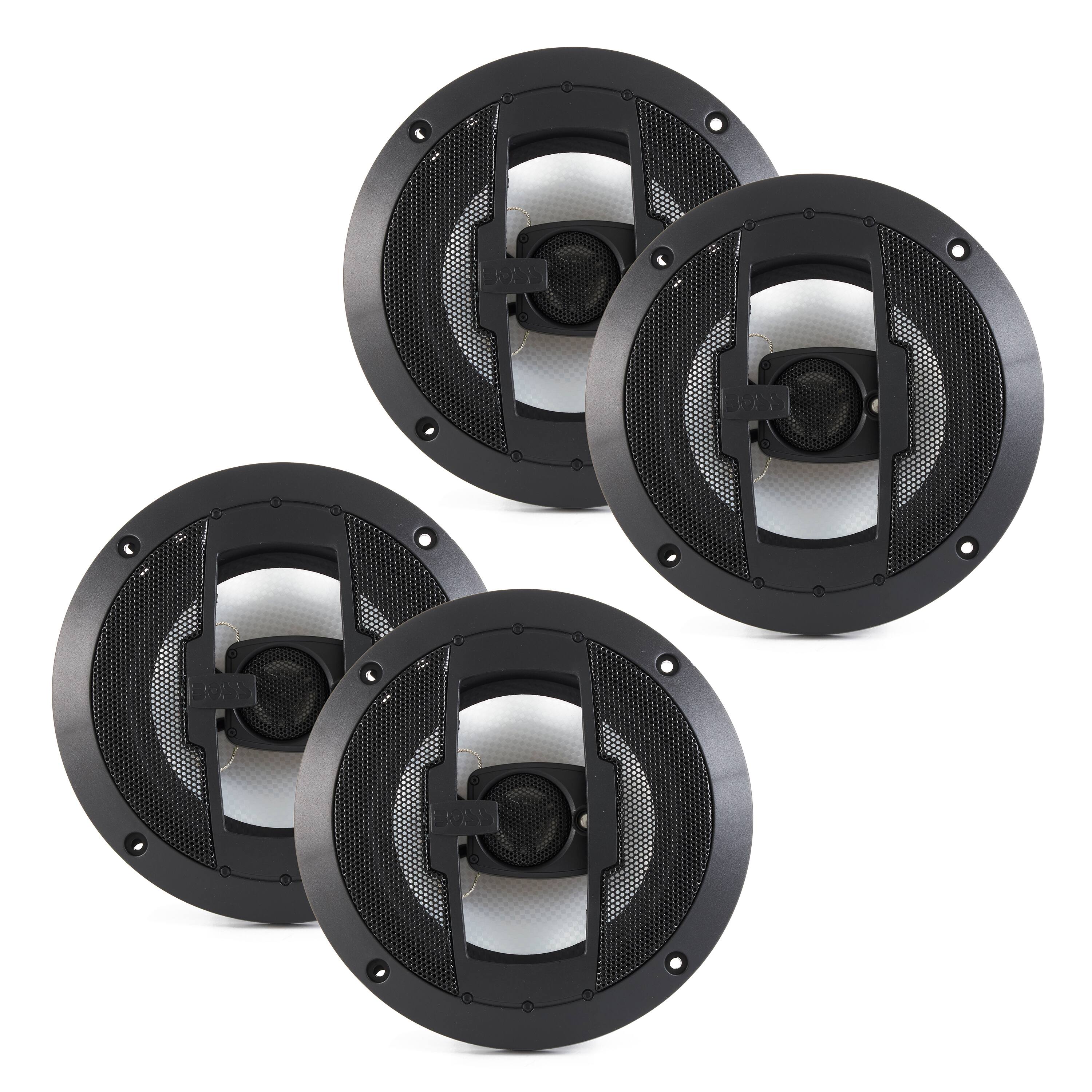 Front. BOSS Audio - Boss Audio R63 Riot 6.5" 600W 3 Way Car Audio Coaxial Speakers Stereo 4 Ohm - Black.