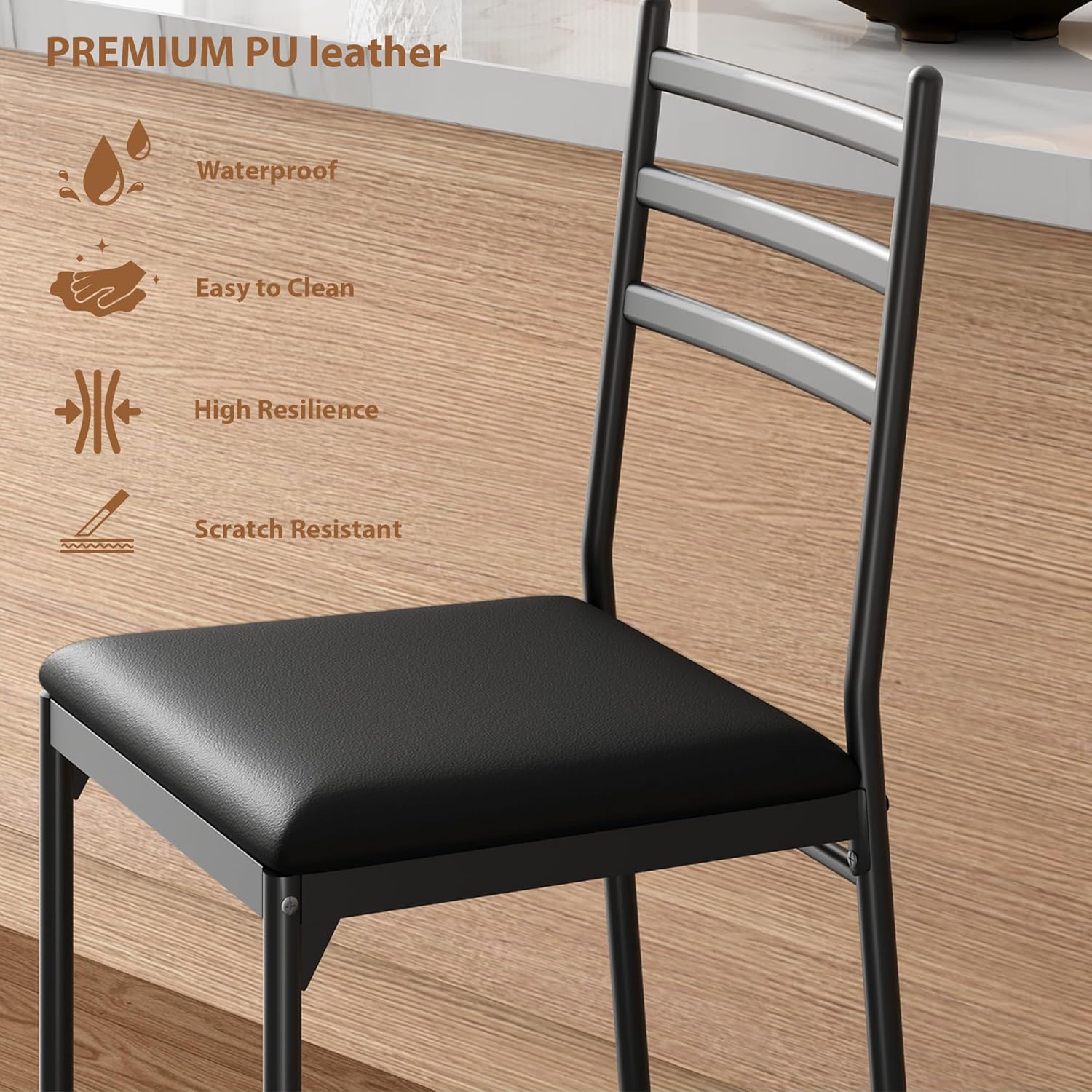 PREMIUM PU leather

- Waterproof
- Easy to Clean
- High Resilience
- Scratch Resistant