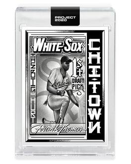 Topps - PROJECT 2020 Card 73 - 1990 Frank Thomas by Don C - Black
