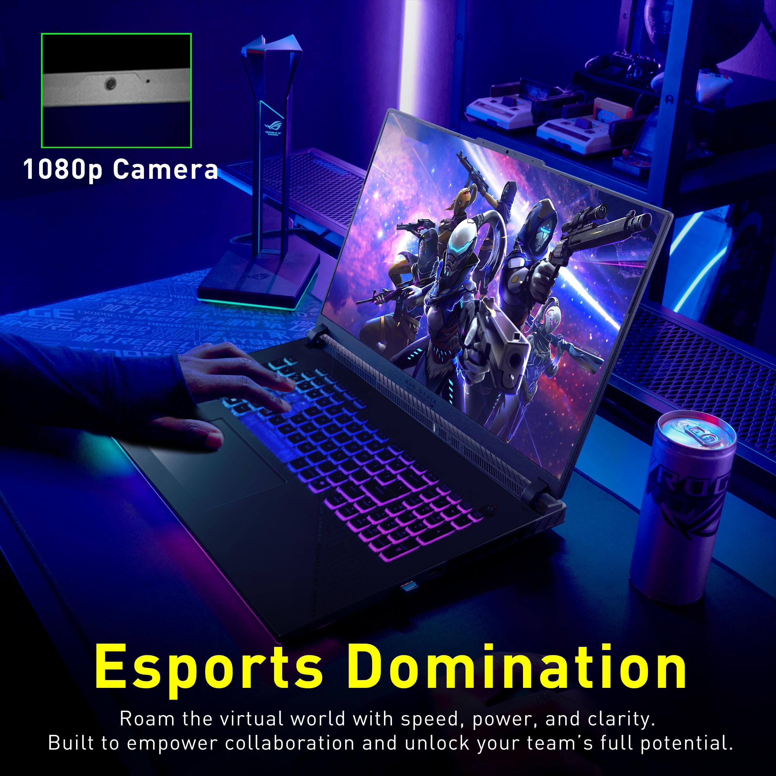 1080p Camera

Esports Domination
Roam the virtual world with speed, power, and clarity. Built to empower collaboration and unlock your team's full potential.