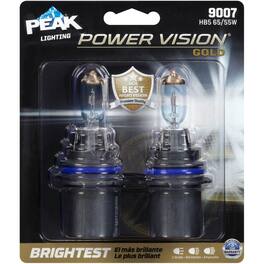 PEAK - Power Vision Gold High/Low Beam Automotive Bulb 9007 HB5 65/55W