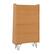 Alt View 12. Linon Home Décor - Pollard Multicolor 4-Shelf Bookcase - Natural.