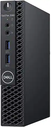 Dell - Refurbished Excellent - OptiPlex 3060 Micro Computer PC, Intel Core i5-8500T up to 3.5GHz, 8GB DDR4 RAM, 256GB SSD, USB Wi-Fi, Win11 Pro - Black