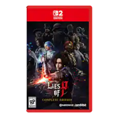 02 NINTENDO SWITCH. LIES OF P COMPLETE EDITION RP iam8bit TNI nTr NEOWIZ EURU H 1S