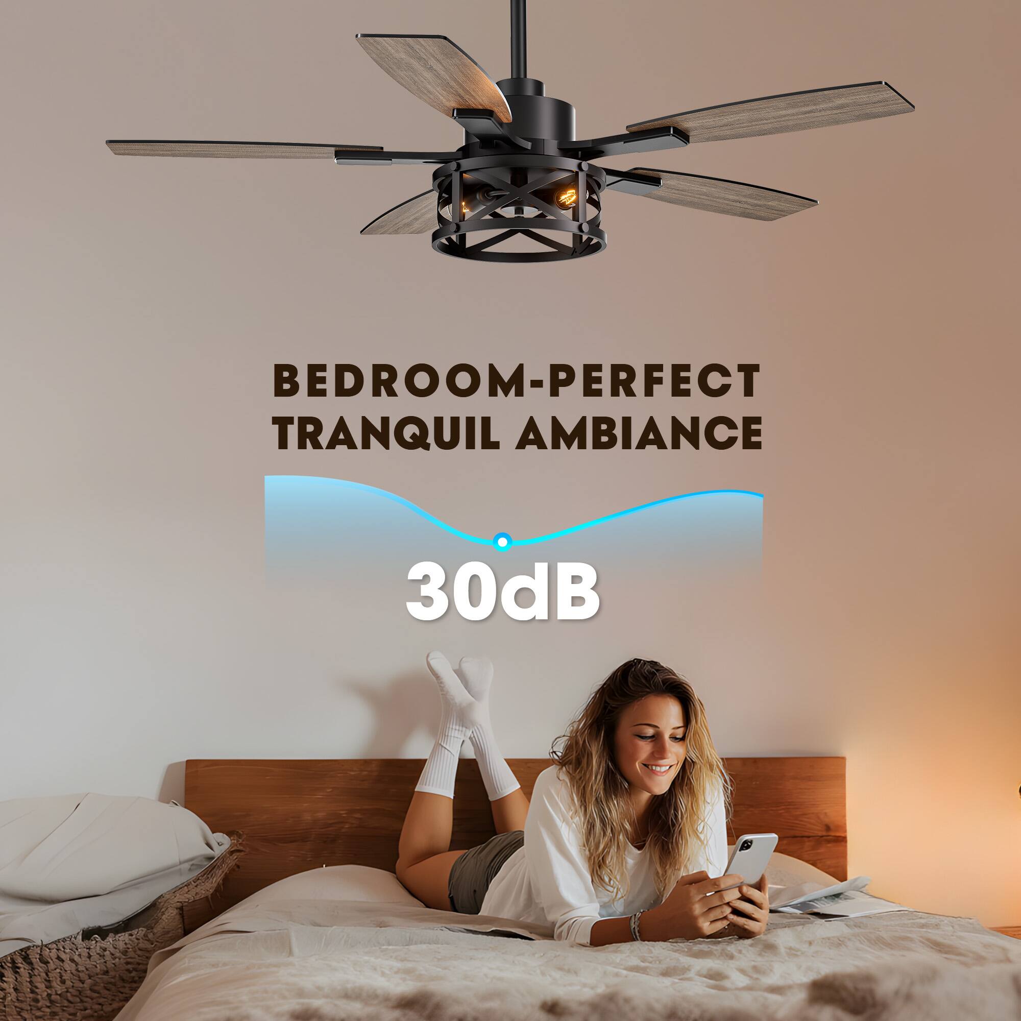 BEDROOM-PERFECT TRANQUIL AMBIANCE  
30dB