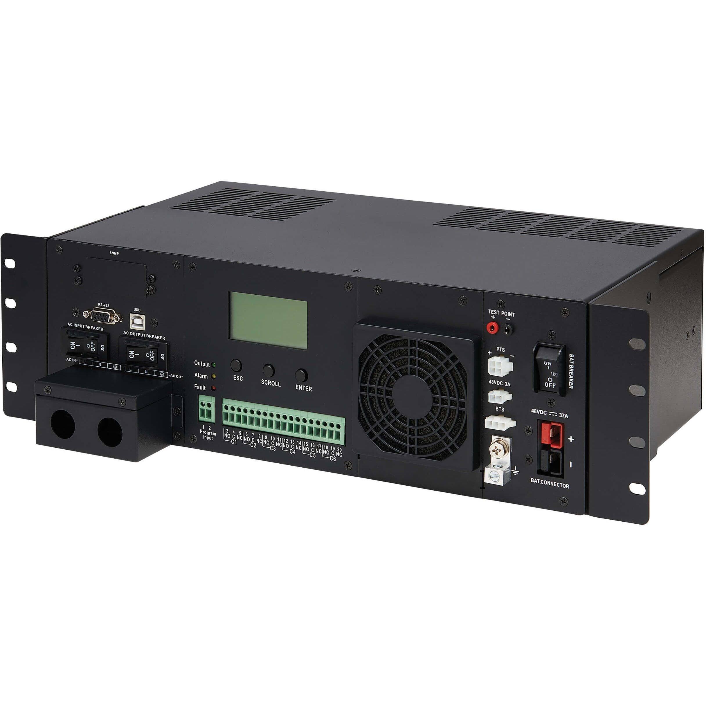 we
MUSPUT BREAKER NO FINDA
via BREAKER - DE Output Alarm Fault I Program Input
ESC
SCROLL ENTER
TEST POINT PTS 4EVDC 34 BTS
ON 1 OFF 100 BAT.BREAKER 4BVDC = 37A +
BATCONNECTOR