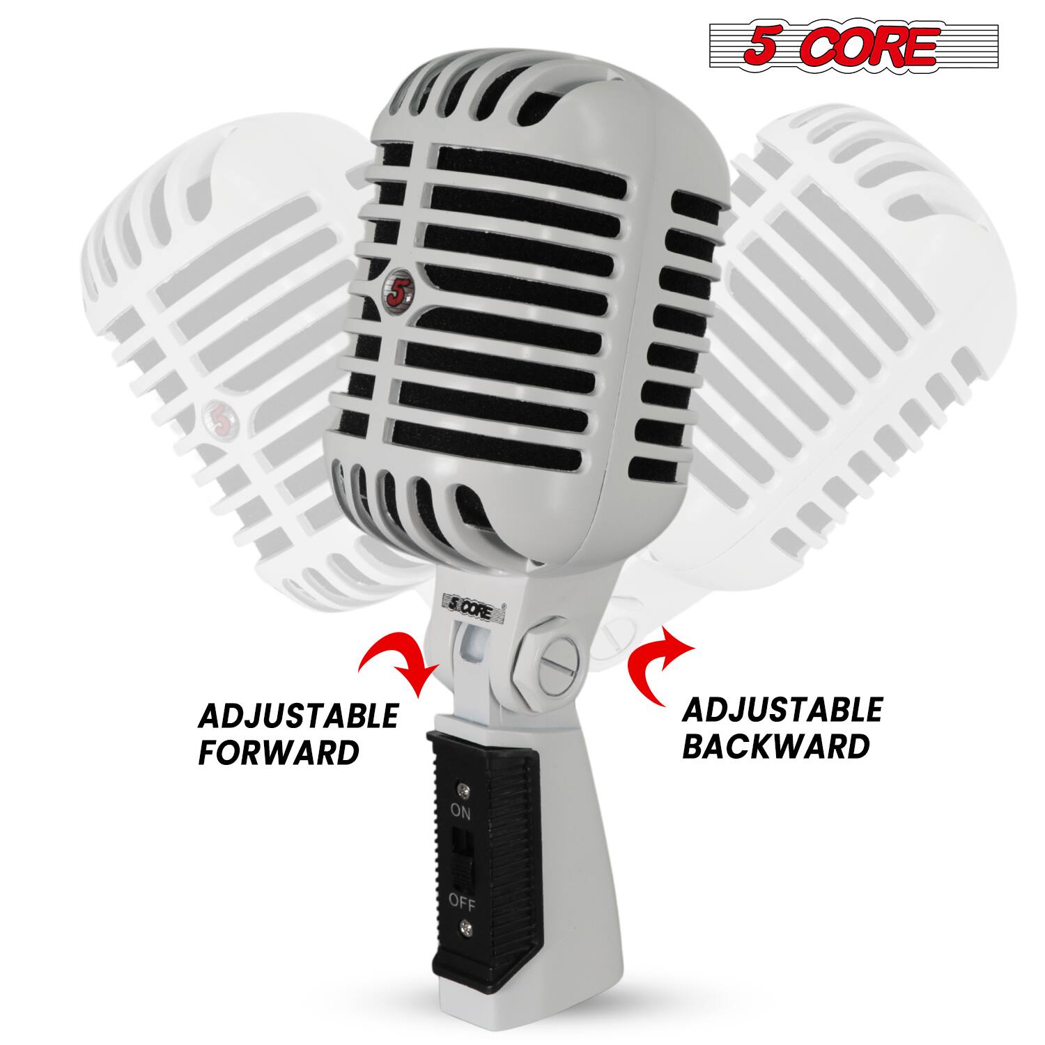 5 CORE

ADJUSTABLE FORWARD

ADJUSTABLE BACKWARD

ON OFF