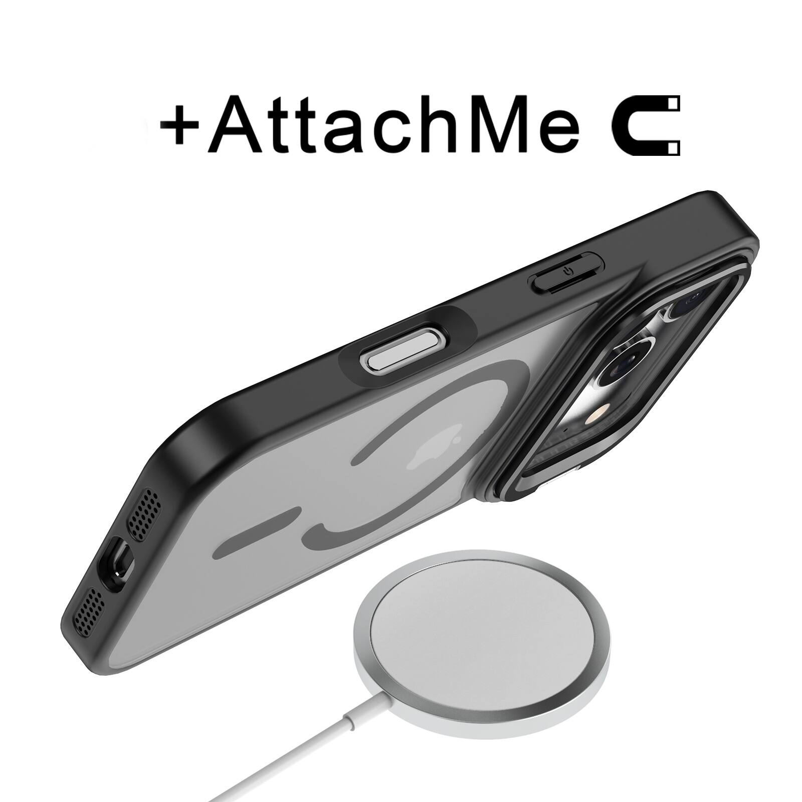 Alt View 2. BASELINE - baseline InFrame MagSafe Case with Kickstand for Apple iPhone 17 Pro - Black - Black.