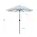 The dimensions of the umbrella are:
- Diameter: 10 feet
- Height: 8 feet
- Shaft width: 40 inches