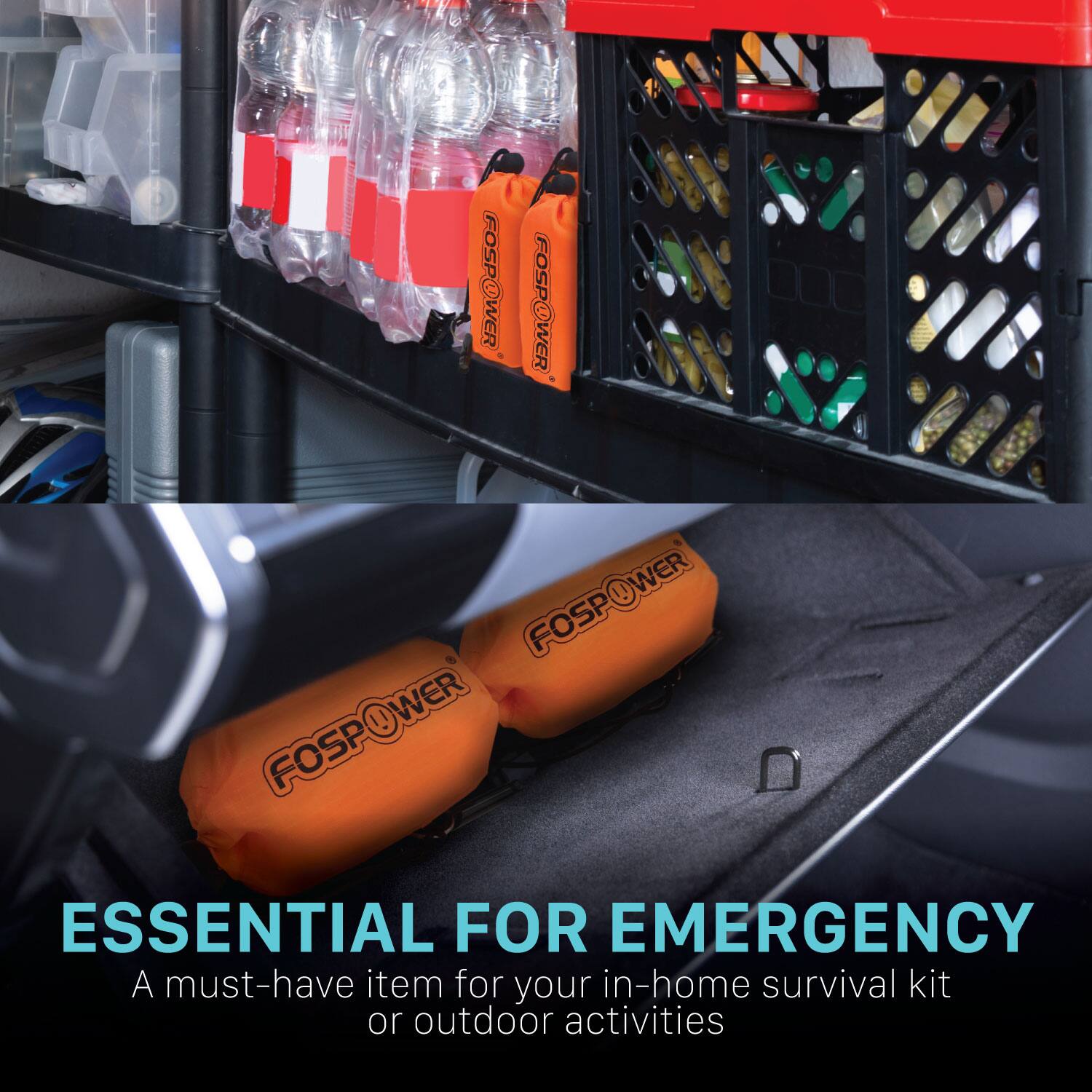 FOSPOWER  
FOSPOWER  
FOSPOWER  
OWER  
FOSP  
FOSPOWER  
OWER  
FOSP  

ESSENTIAL FOR EMERGENCY  
A must-have item for your in-home survival kit or outdoor activities