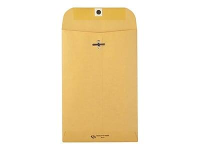 Alt View 2. Quality Park - Clasp & Moistenable Glue Kraft Catalog Envelopes, 6" x 9", 100/Box (QUA37755) - Kraft.