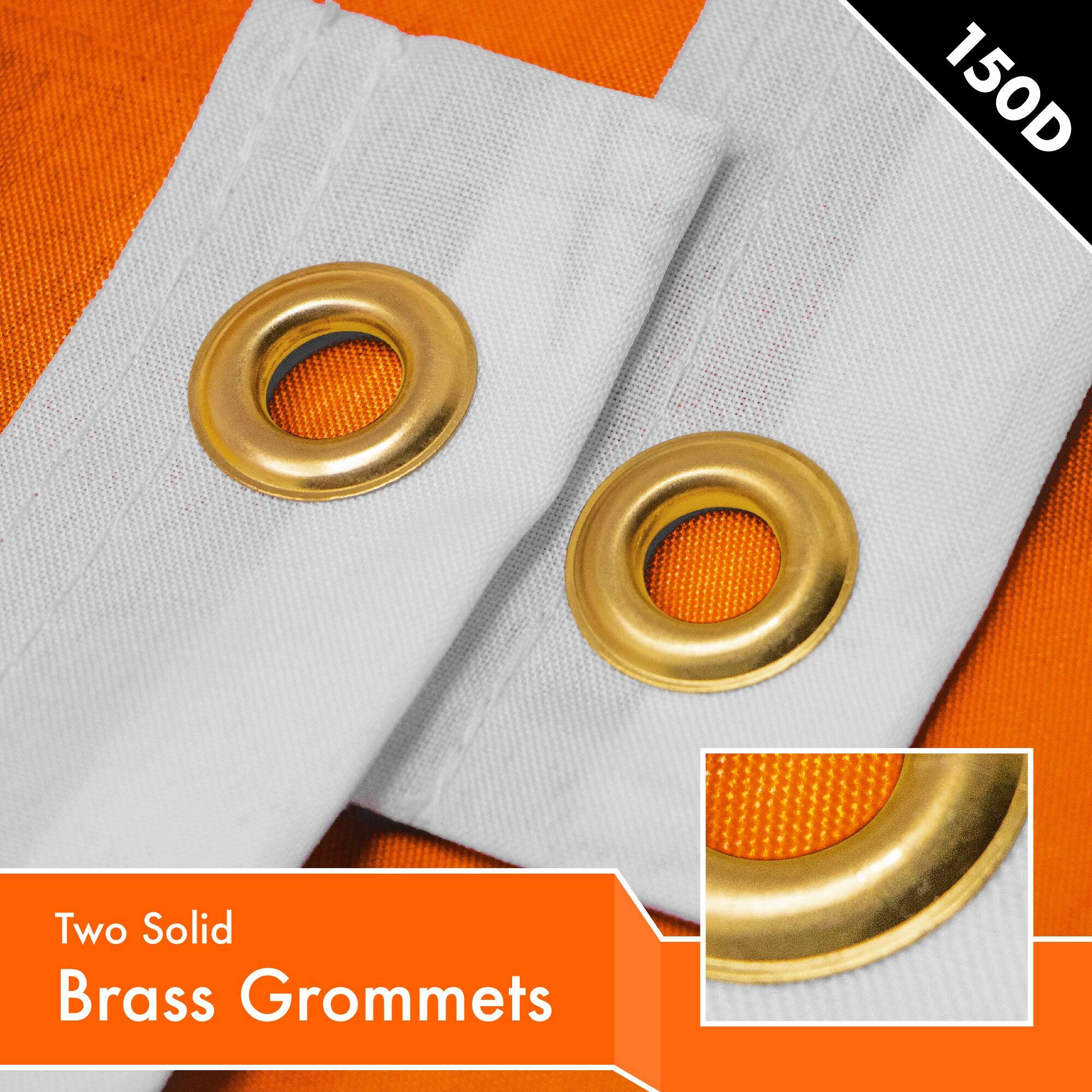 150D  
Two Solid Brass Grommets