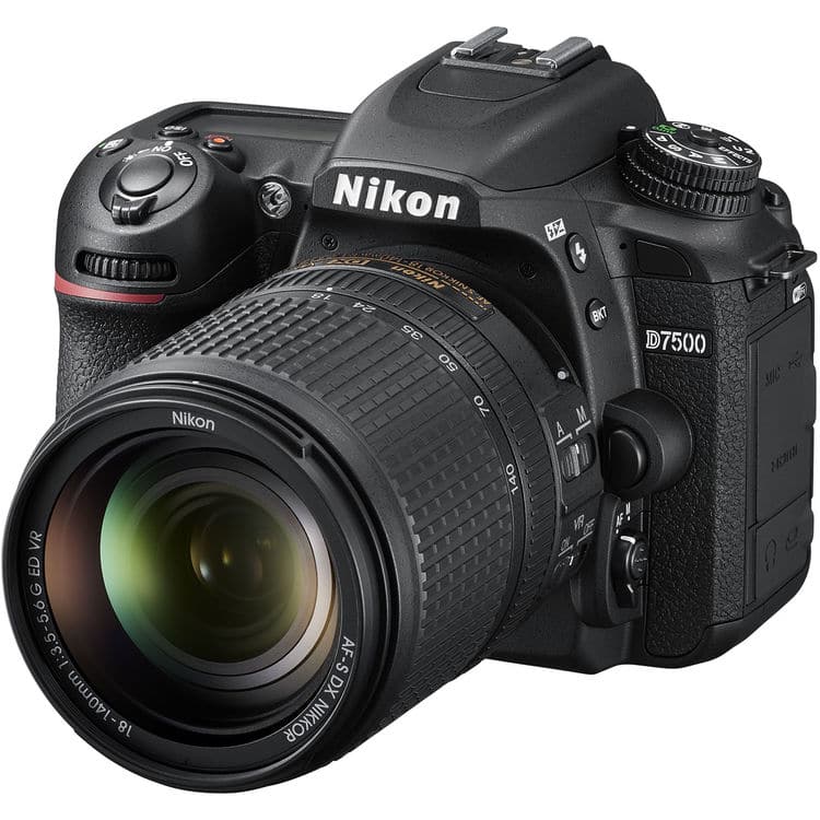 Nikon D7500 DSLR Camera with AF S DX NIKKOR 18 140mm f/3.5 5.6G ED
