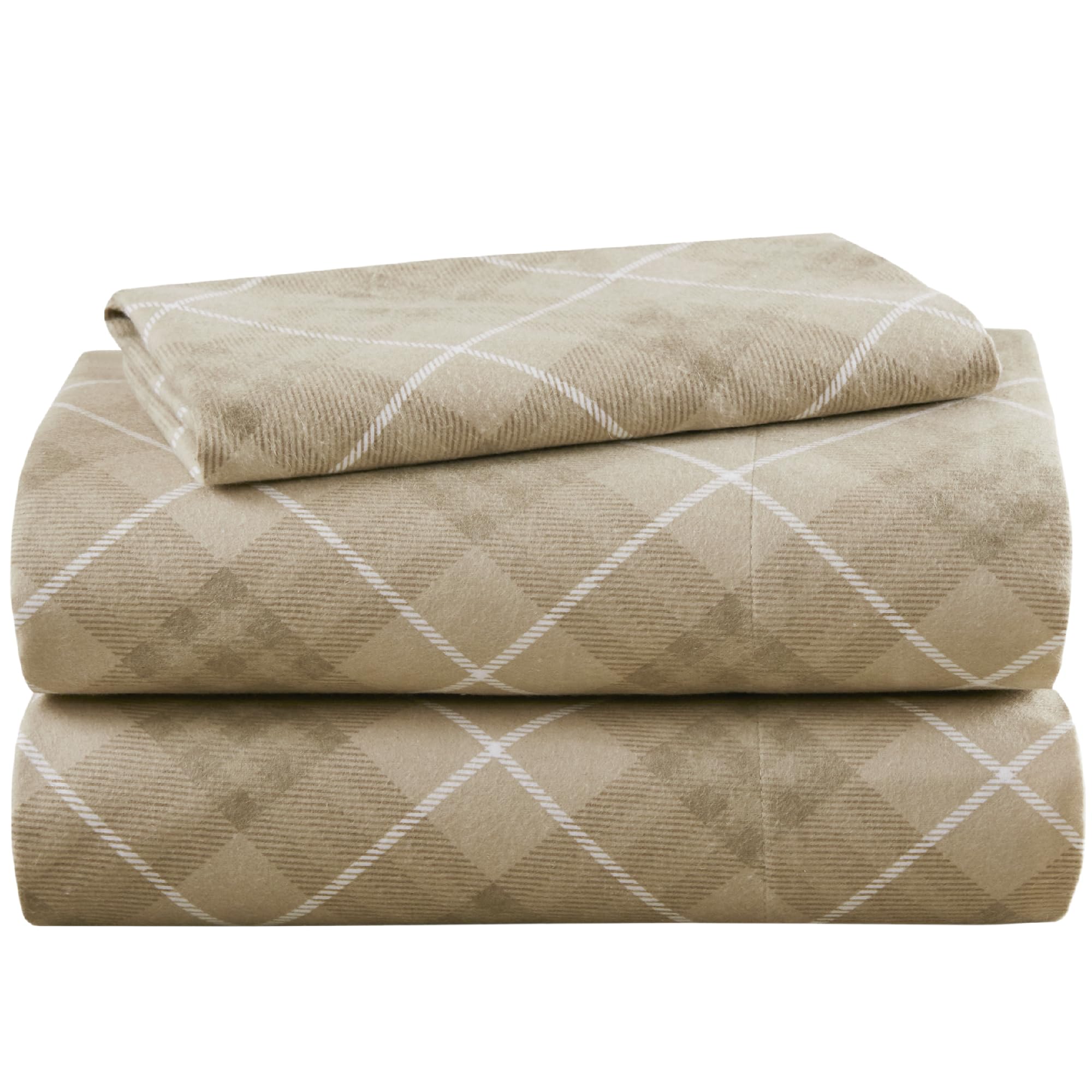 Tan Plaid Twin