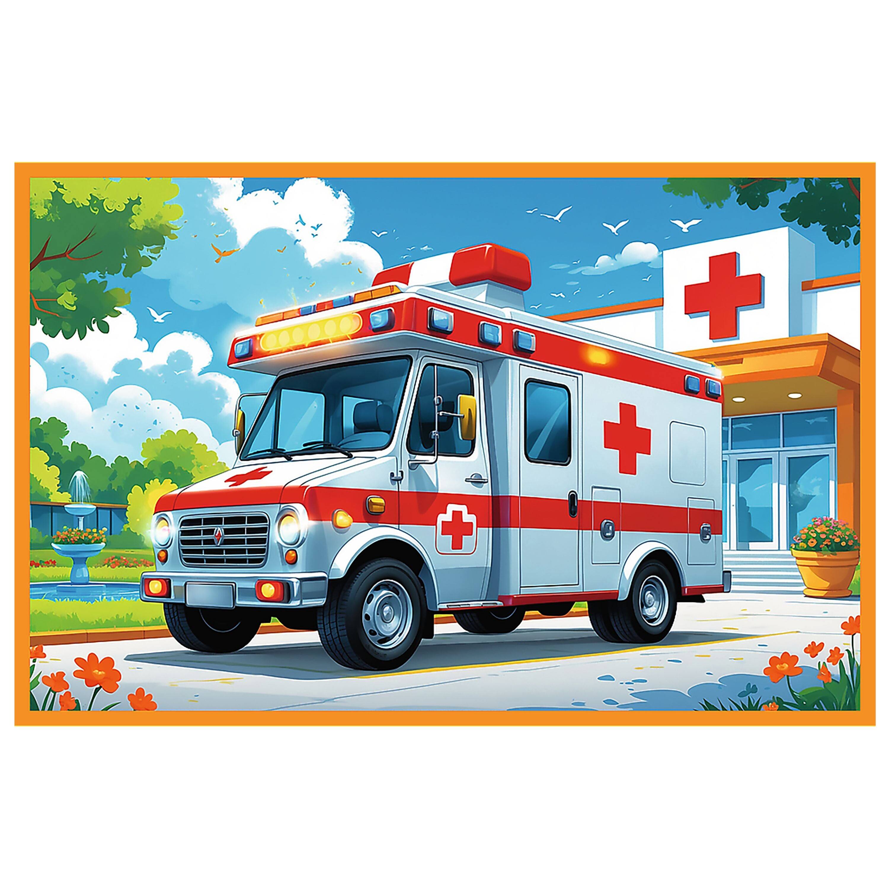 Alt View 2. Trefl - Trefl Kids Treflik Family - In the Land of Joy 2x24 Piece Puzzle - Multicolor.
