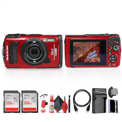 OM SYSTEM OM SYSTEM LENS 4.WIDE 1:20-45 OPTICAL FOUA 5-18.0mm WATERPROOF 4K TG-7 Y F20 SHOCKPROOF C O - P B H NPO SO A A OK 5 s MEMO t NO CAMO e ee (e - re G OK 7 - Ultra 140 MB/s : 128 GB 1 Ultra 140 MB/s 1 128GB