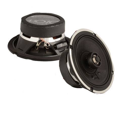 Front. ARC Audio - Arc Audio MOTO602V2 2-Way Motorcycle Coaxial Speakers - Black/Gray.