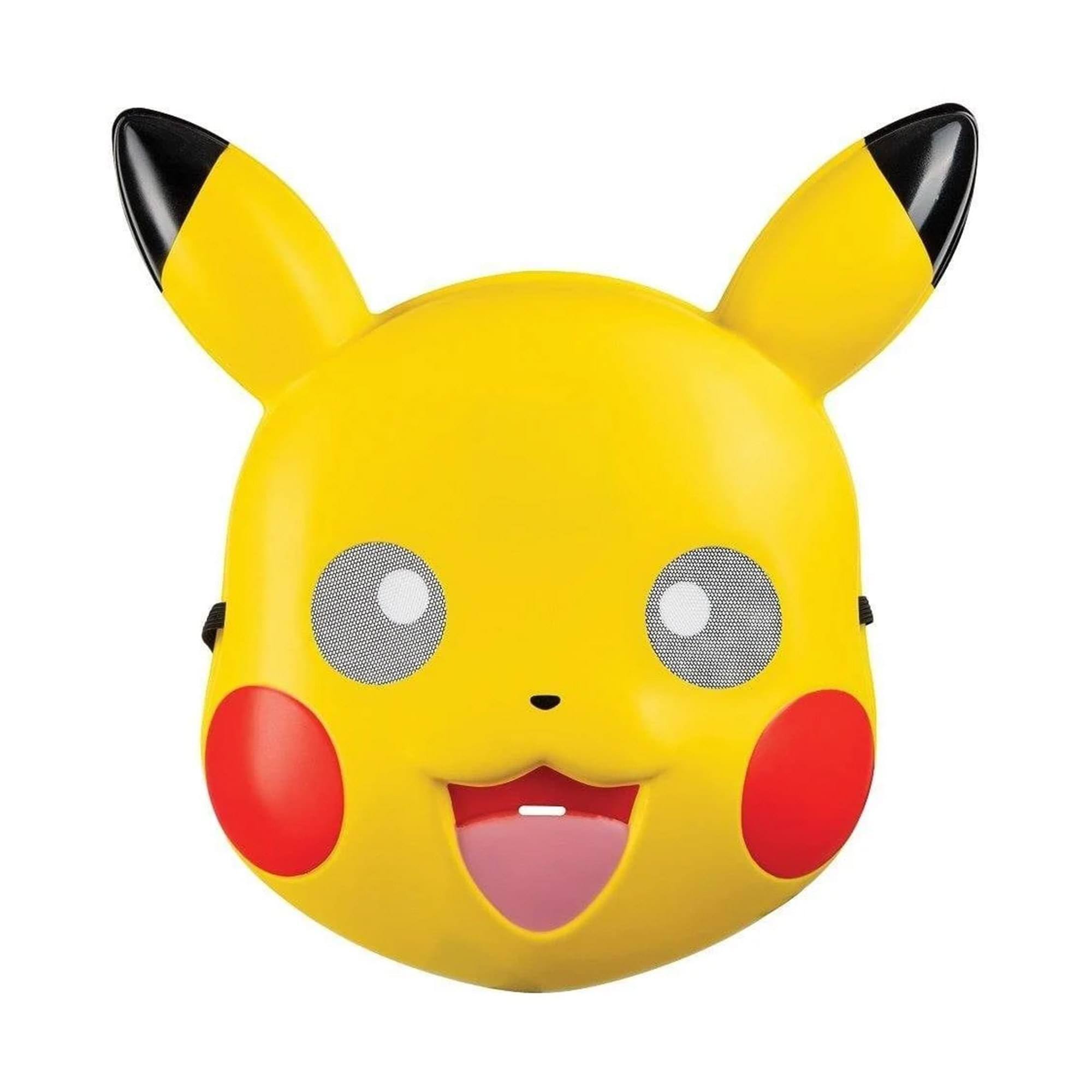 Alt View 1. Pokémon - Pokemon Pikachu Child Half Mask | One Size - Yellow.