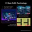 3rd-Gen OLED Technology:

* 15% brighter imagery @10% APL in HDR
* Without ELMB
* Meret O - S Extreme Low Motion Blur
* Improved motion clarity
* Clear Pixel Edge
* Optimized text clarity
* Clear Pixel Edge on Clear Pixel Edge Off
* Compared to other monitors in its class