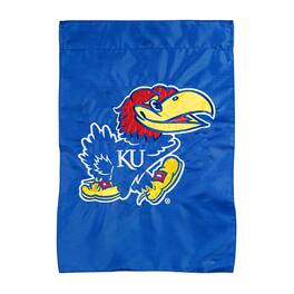 Evergreen Enterprises - Kansas Jayhawks 12.5" x 18" Double-Sided Garden Flag - Multicolor