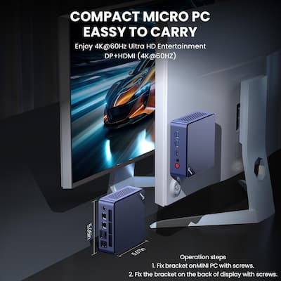 Gezoon Mini PC,N100 Mini Computers,16GB RAM 512GB SSD, Full Gezoon Mini PC,N100 Mini Computers,16GB RAM 512GB SSD, Full
