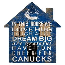 Fan Creations - Vancouver Canucks 12'' Team House Sign - Multicolor