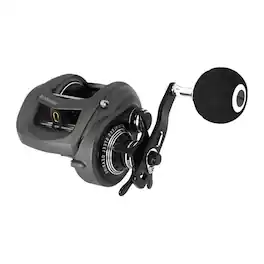 Okuma - Baitcaster GR: 6.4:1 BB: 6HPB+1RB Braid: 230/50 150yds-20lb (Left Hand) - Black