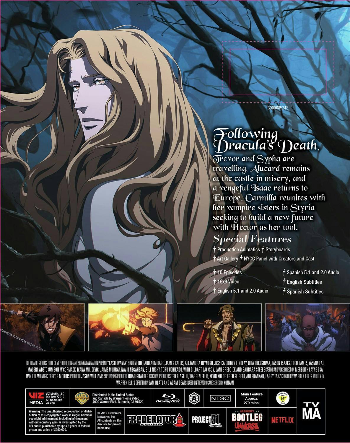 Angle. Castlevania: Complete Season 3 [Blu-ray].
