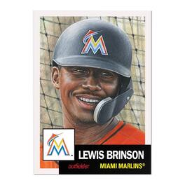 Miami Marlins #33 Lewis Brinson MLB Topps Living Set Card