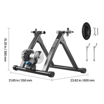 bicycle stationary exercise stand Bike Trainer Magnetic Bike Trainer w/6 speed Level for Indoor st Meubon Foldable Bike Trainer Stand for Indoor Cycling Exercise Build to last Bicycle Stationary Conversion for Home